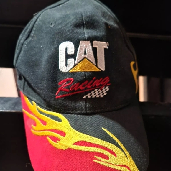 Cat Caterpillar Racing Mens Back Hat Ward Burton Licensed Merchandise - Picture 1 of 3